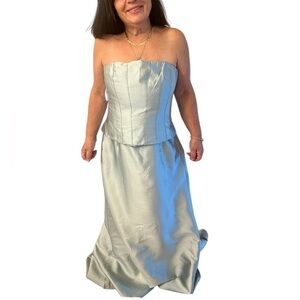 Jovani Strapless Dress with corset top